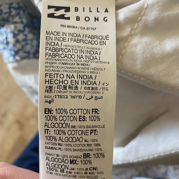 BILLABONG •SOLD OUT• Perfect Match Quilted Floral Jacket Shacket Size Large - Picture 12 of 12